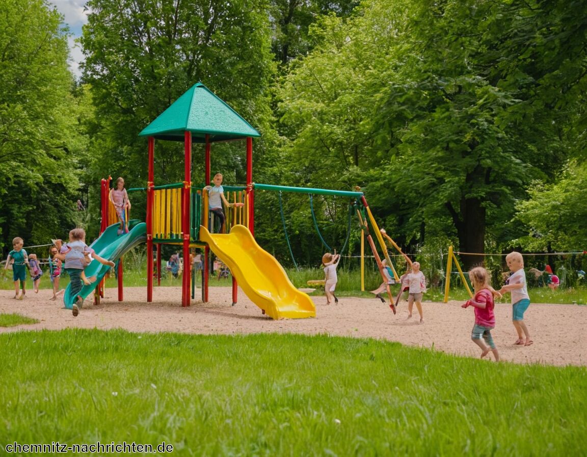 Spielplatz am Harthwald - Top Spielplätze in Chemnitz